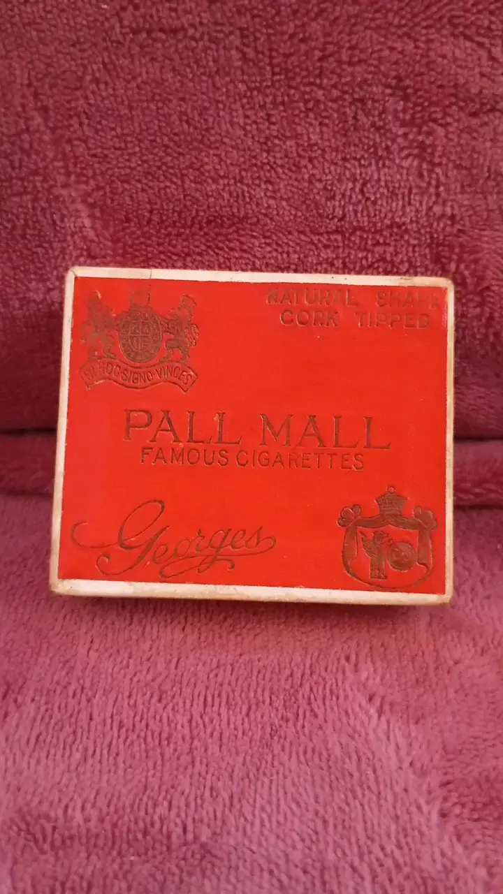 Caja vintage de cigarrillos Pall Mall - 2