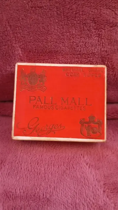 Caja vintage de cigarrillos Pall Mall - miniatura 2