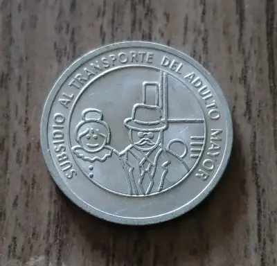 Moneda de Subsidio al Transporte del Adulto Mayor - miniatura 1