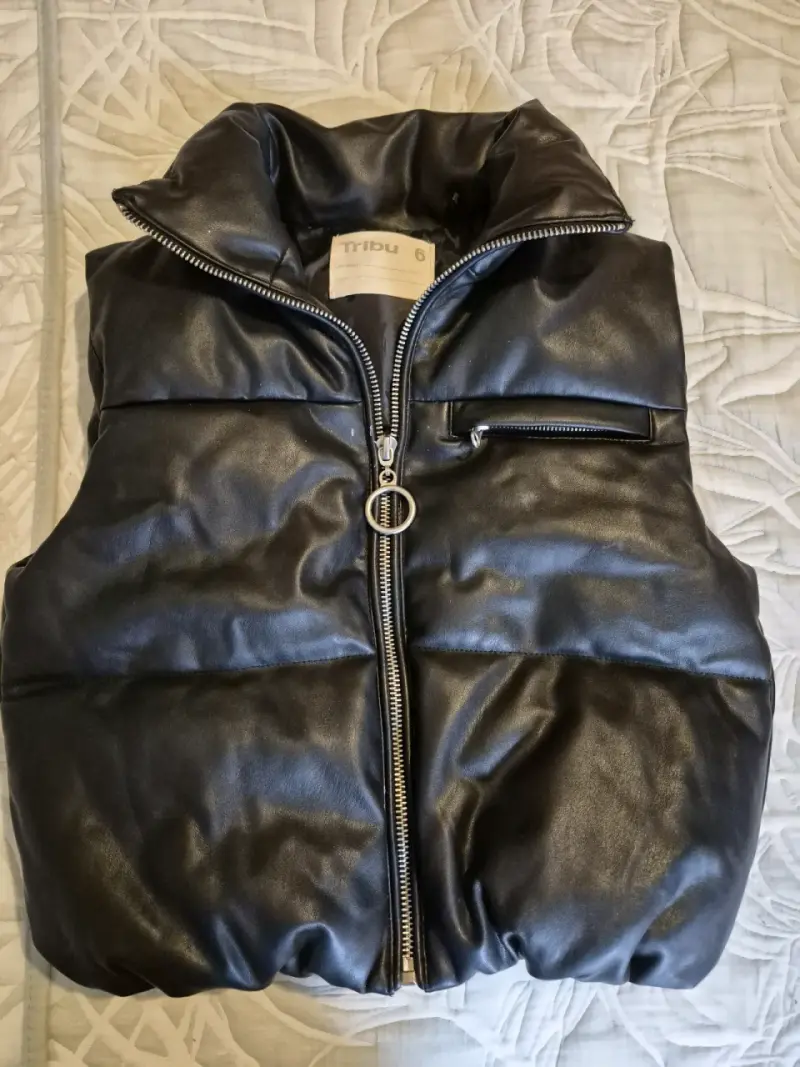 Chaleco acolchado negro para niños Tribu - 2