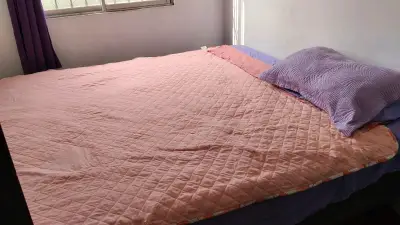 Cama matrimonial con colchón - miniatura 1