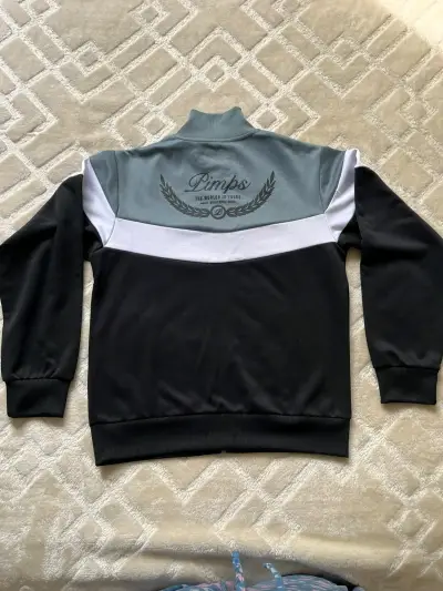 Conjunto deportivo Pimps para hombre en negro y azul - miniatura 2
