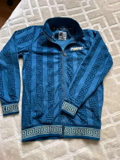 Conjunto deportivo Pimps para hombre en negro y azul - miniatura 3