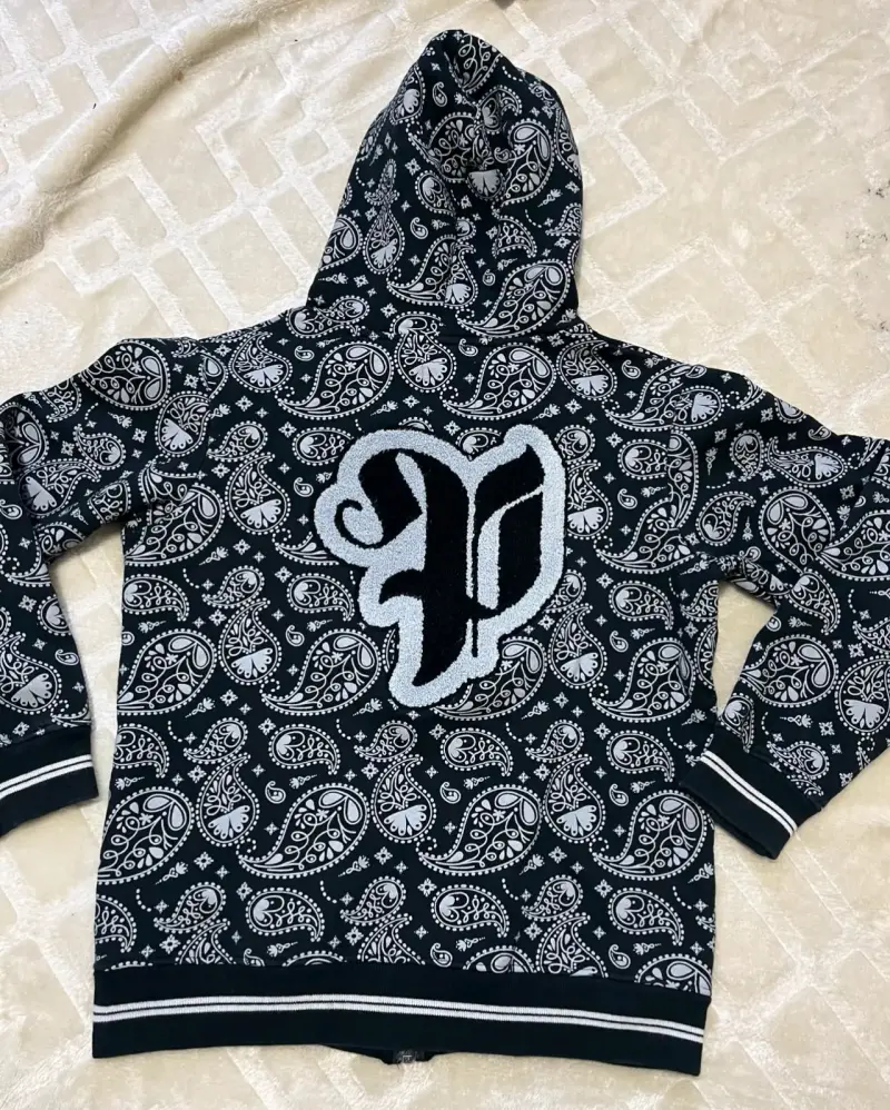 Conjunto deportivo Pimps para hombre en negro y azul - 6