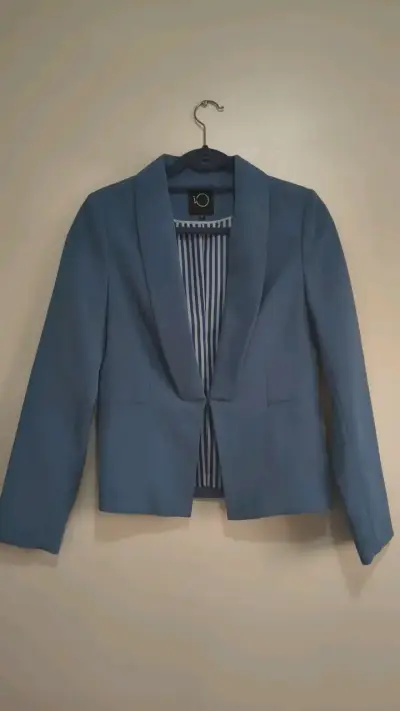 Blazer azul para mujer talla 36 - miniatura 1