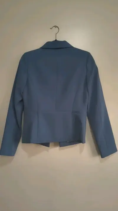 Blazer azul para mujer talla 36 - miniatura 2