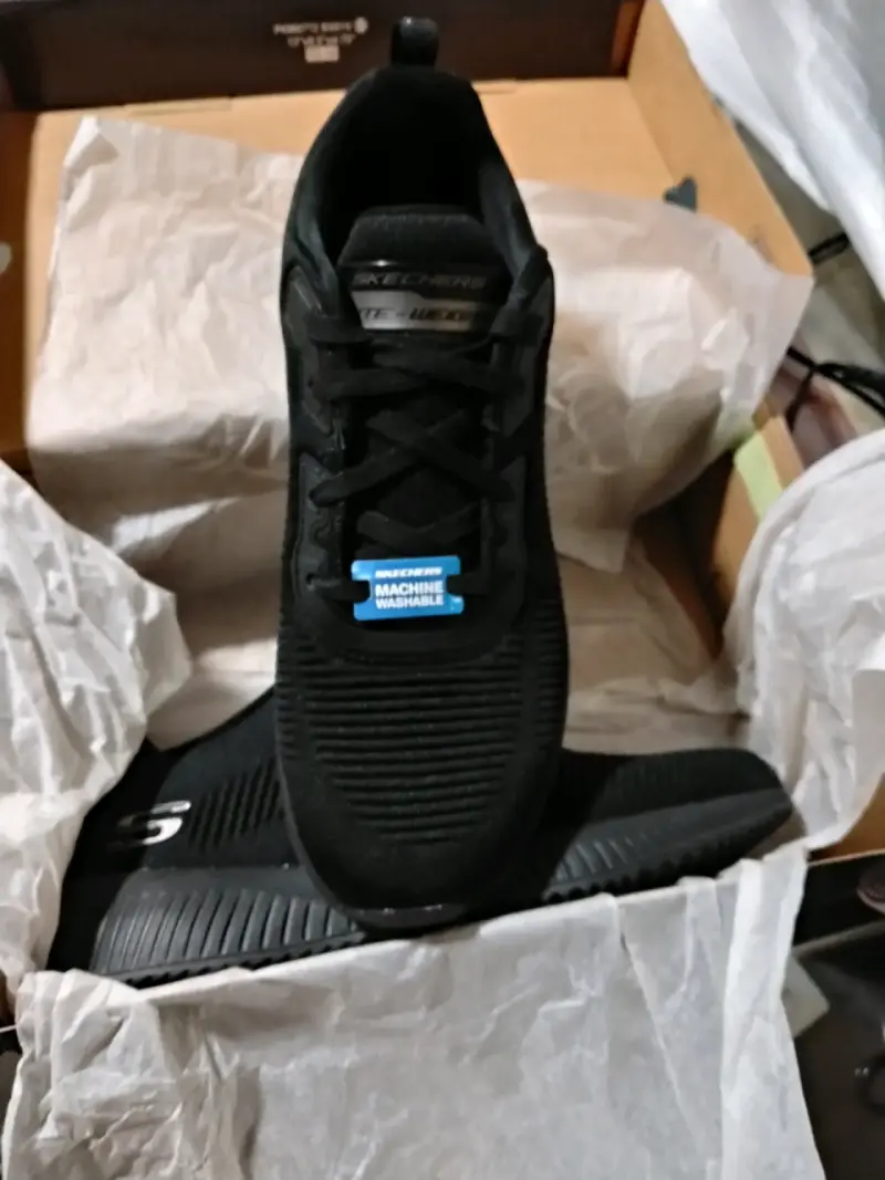 Zapatillas deportivas negras Skechers para hombre - 2