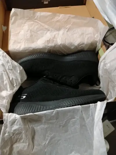 Zapatillas deportivas negras Skechers para hombre - miniatura 4