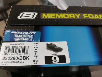 Zapatillas deportivas negras Skechers para hombre - miniatura 5