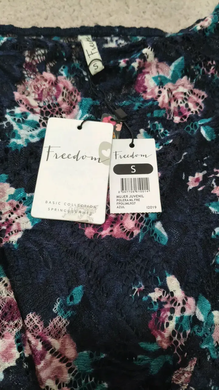 Blusa floral de encaje Freedom talla S - 4