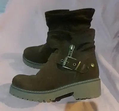Botines de mujer con plataforma y cierre lateral - miniatura 1