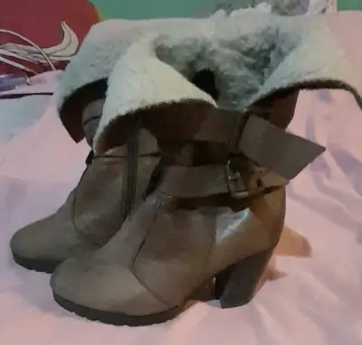 Botines de mujer con plataforma y cierre lateral - miniatura 5