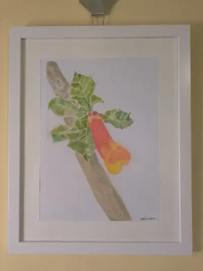 Cuadro de arte botánico enmarcado - miniatura 1