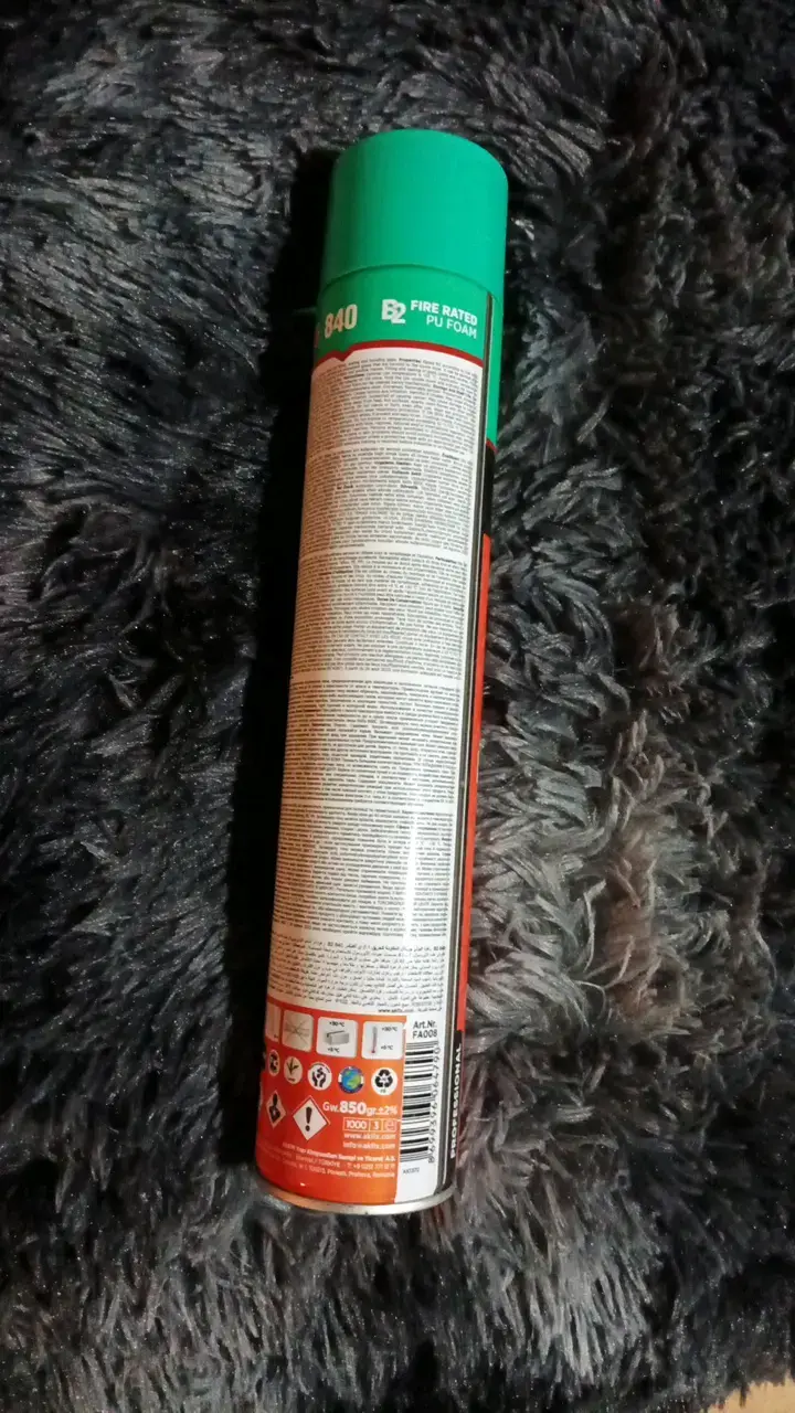 Espuma de Poliuretano Ignífuga Akfix 840 - 2