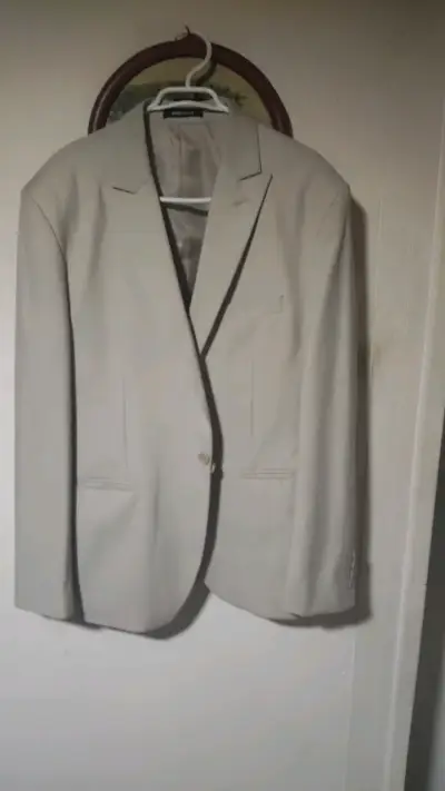Blazer beige Perry-Kjuns talla 50 - miniatura 2