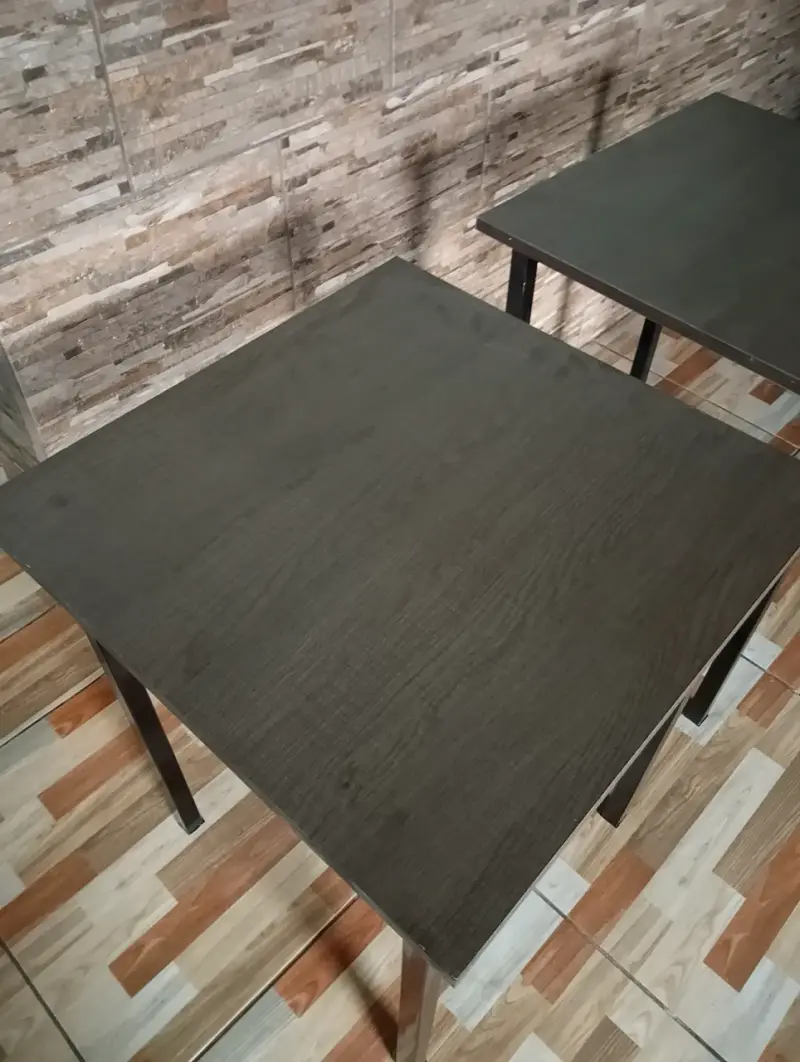 Mesa estructura metálica, cubierta melamina 18mm - 2
