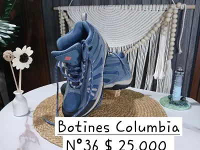 Botines de montaña Columbia azules talla 36 - miniatura 1
