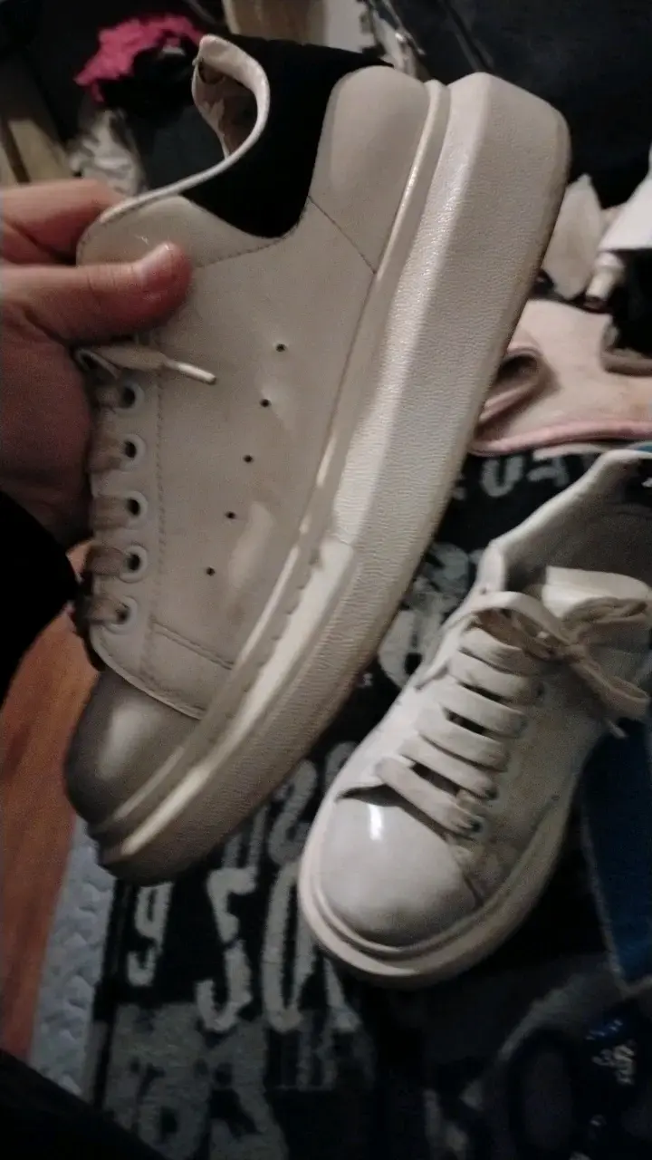 Zapatillas blancas Alexander McQueen usadas - 4