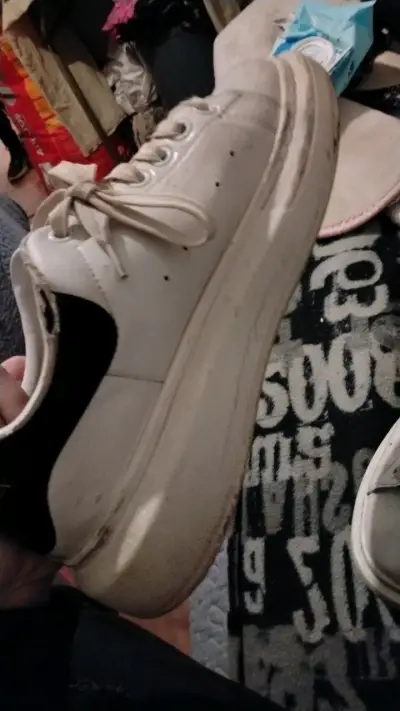 Zapatillas blancas Alexander McQueen usadas - miniatura 5