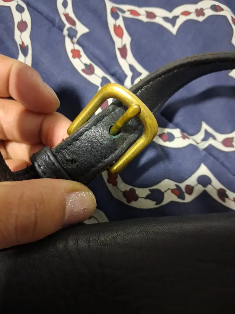 Bolso de cuero negro Coach vintage - 6