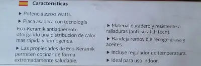 Parrilla Eléctrica Ursus Trotter Eco-Keramik - miniatura 2