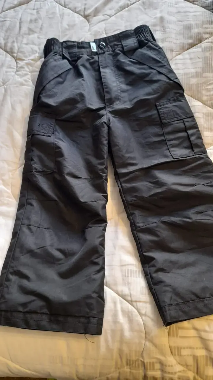 Pantalones nieve negros para niño