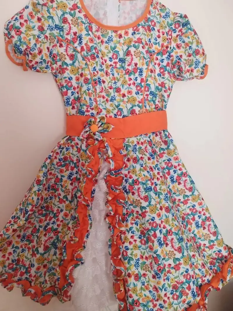 Vestido de Huasa floreado - 1