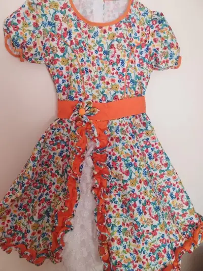 Vestido de Huasa floreado - miniatura 1