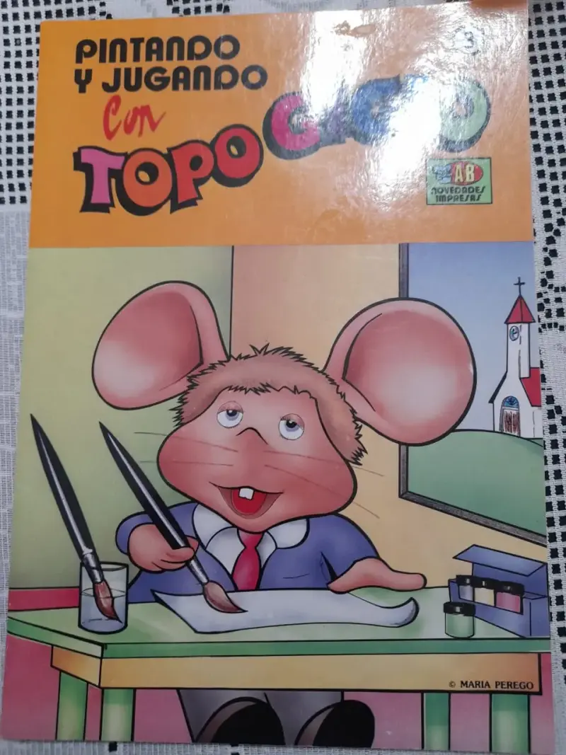 Libro para colorear Pintando y Jugando con Topo Gigio - 1