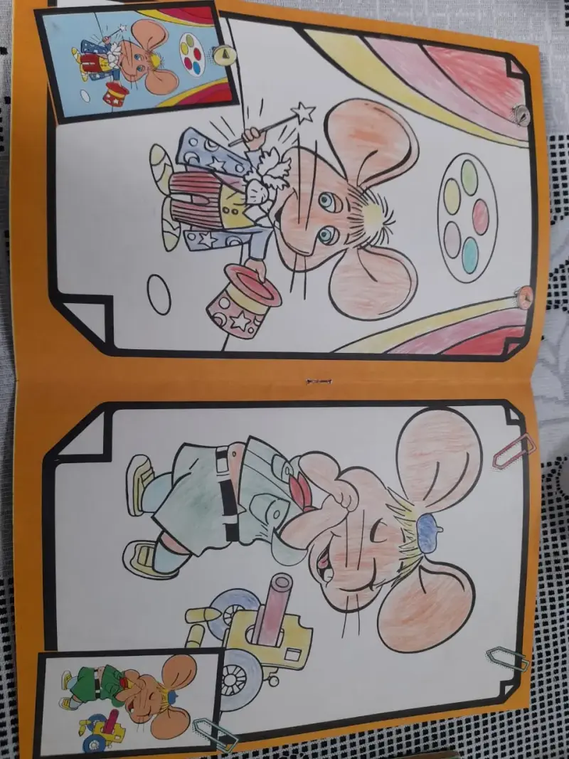 Libro para colorear Pintando y Jugando con Topo Gigio - 3