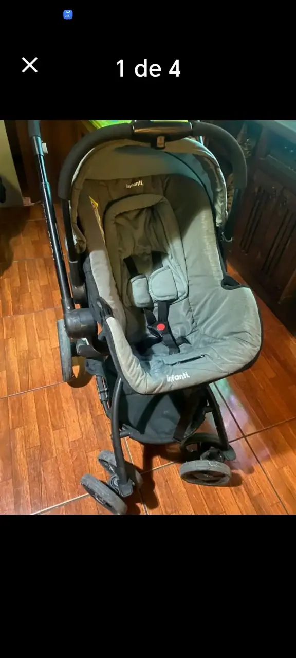 Coche de bebé Infanti gris en buen estado - 2