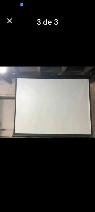 Proyector Philco con pantalla y cables - miniatura 3