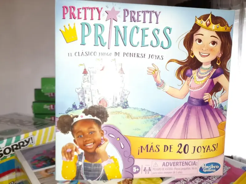 Juego de mesa Pretty Pretty Princess con joyas