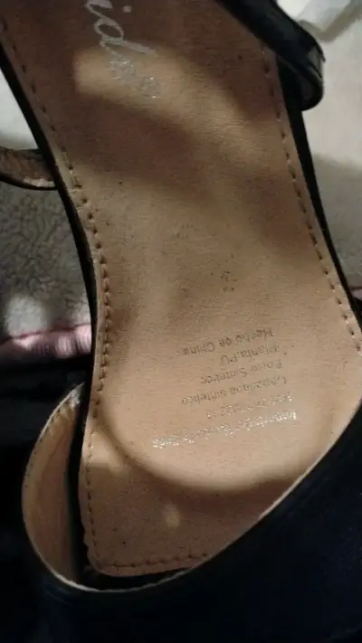 Sandalias de tacón negras para mujer - miniatura 4
