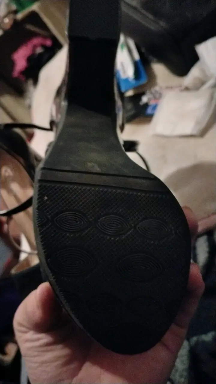 Sandalias de tacón negras para mujer - 5