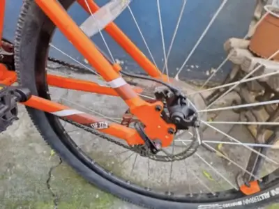 Bicicleta montaña Rockrider 120 naranja - miniatura 1