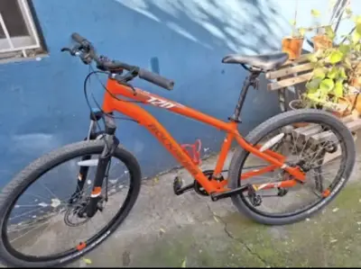 Bicicleta montaña Rockrider 120 naranja - miniatura 4