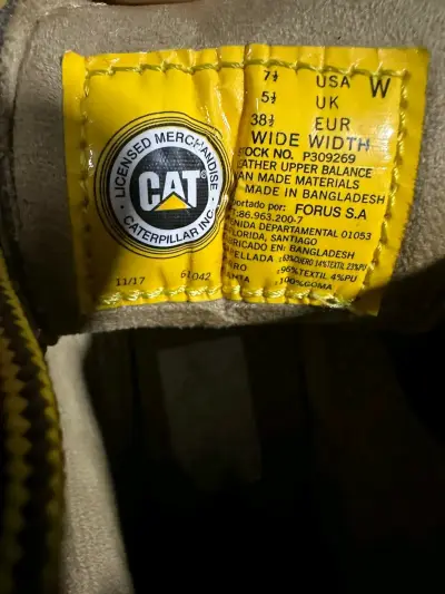Botas Caterpillar de cuero para Hombre - miniatura 2