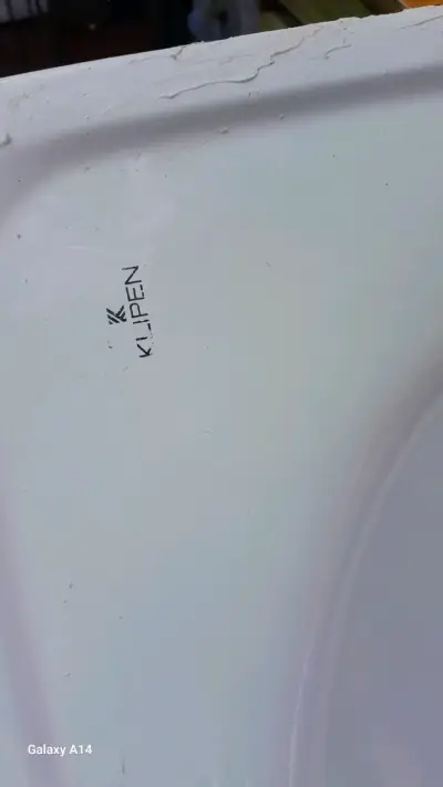 Tina de baño blanca de acero esmaltado - miniatura 2