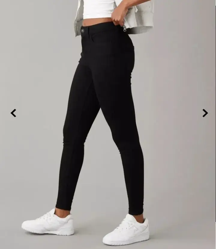 Pantalones negros ajustados para mujer - 2