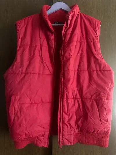 Parka roja  acolchado rojo -  hombre - miniatura 1