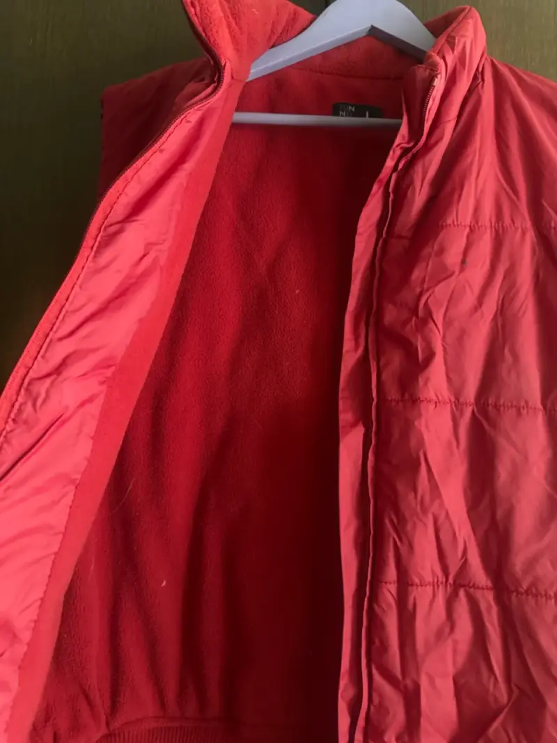 Parka roja  acolchado rojo -  hombre - 4
