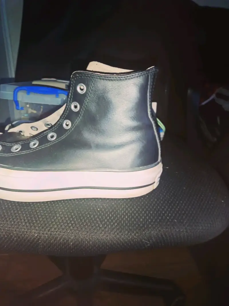Zapatillas negras altas Converse All Star - 3