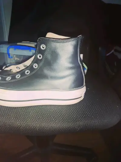 Zapatillas negras altas Converse All Star - miniatura 3