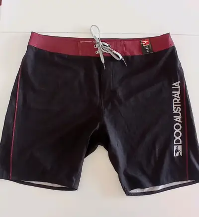 Shorts de baño Doo Australia XL negro y rojo - miniatura 1