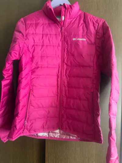 Chaqueta Columbia rosa para mujer talla M - miniatura 1