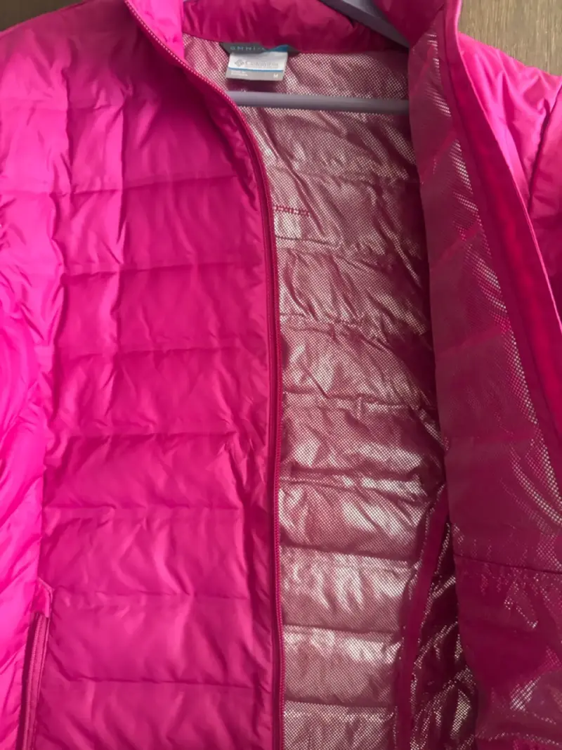 Chaqueta Columbia rosa para mujer talla M - 2