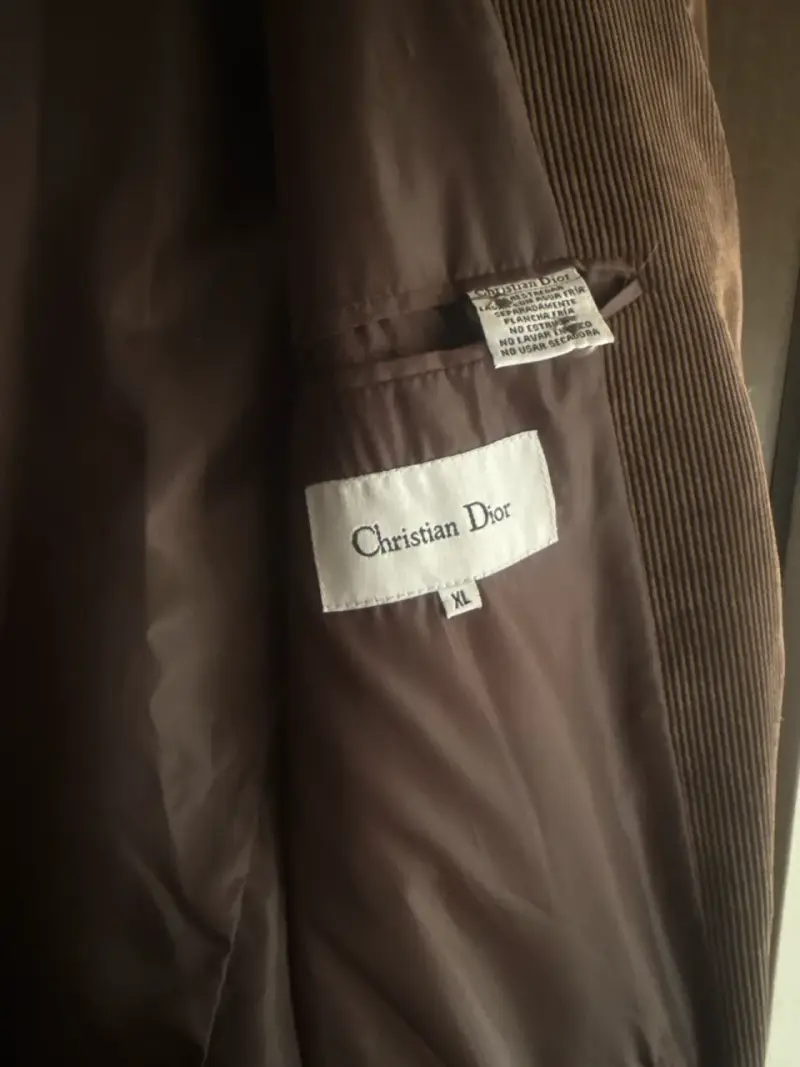 Blazer marrón Christian Dior para hombre XL - 3