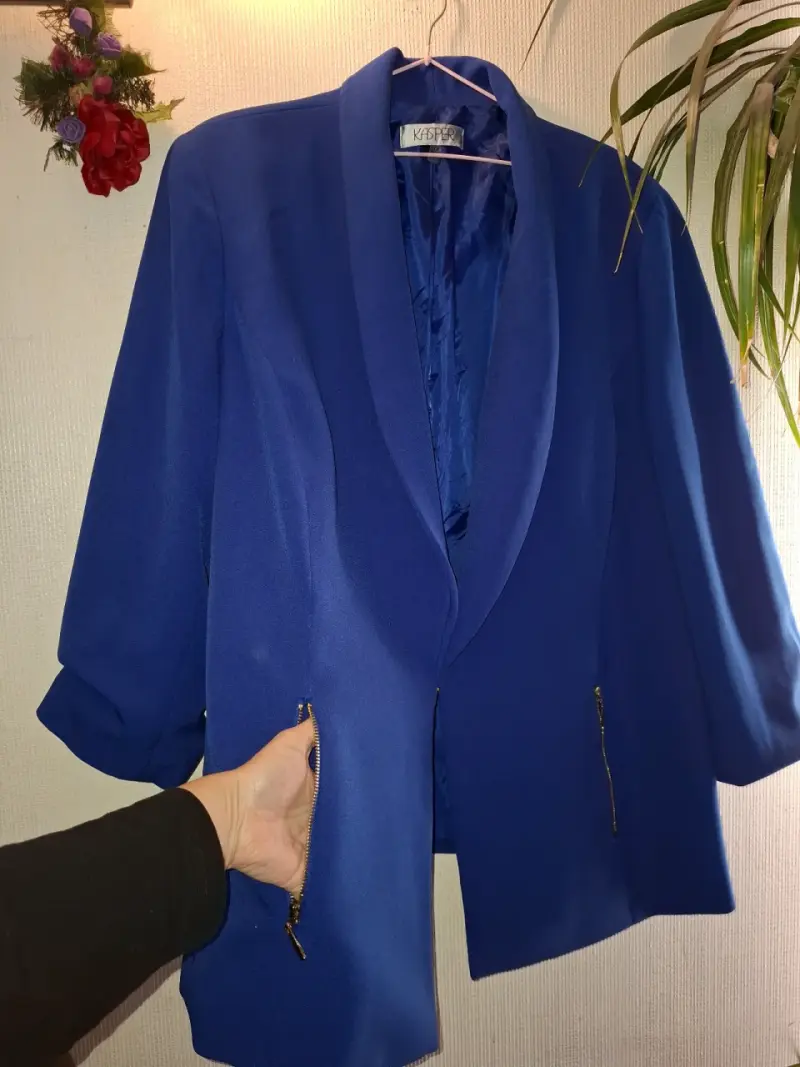 Blazer azul para mujer - 2