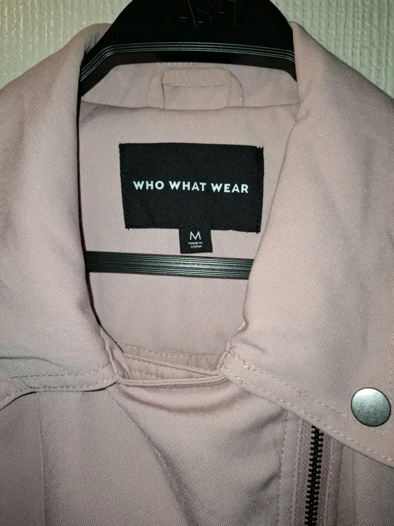 Chaqueta rosa Who What Wear con cierre - 3